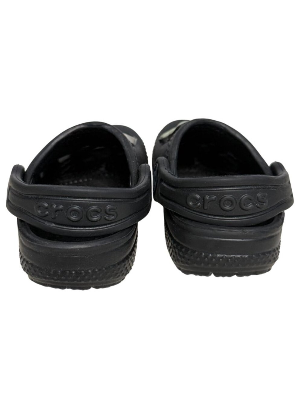 Crocs Toddler Classic Black with Charms Size C4 - Picture 4 of 5